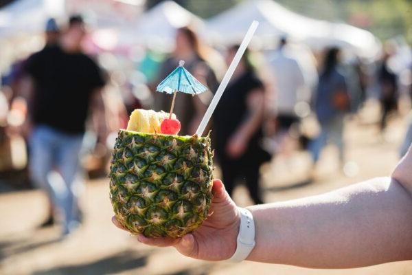 a delicious pineapple drink