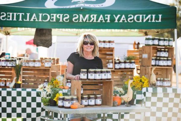 a woman at Lindsay Farm Specialties